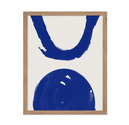 Blue Watercolor Circle