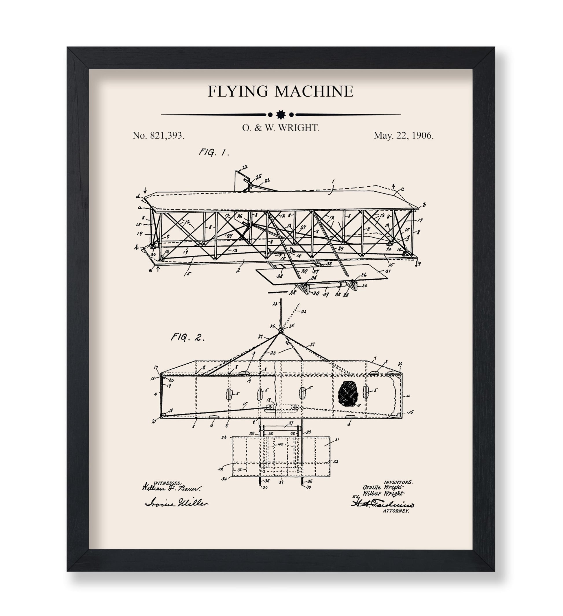 Wright Brothers Blueprint