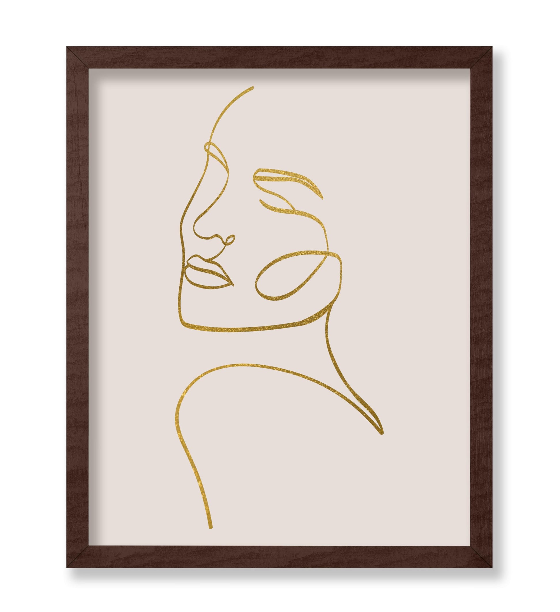 Gold Face Outline No2