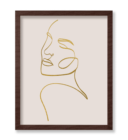 Gold Face Outline No2