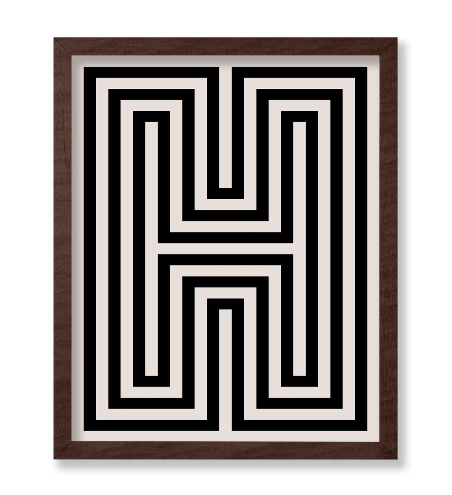 Abstract Letter H