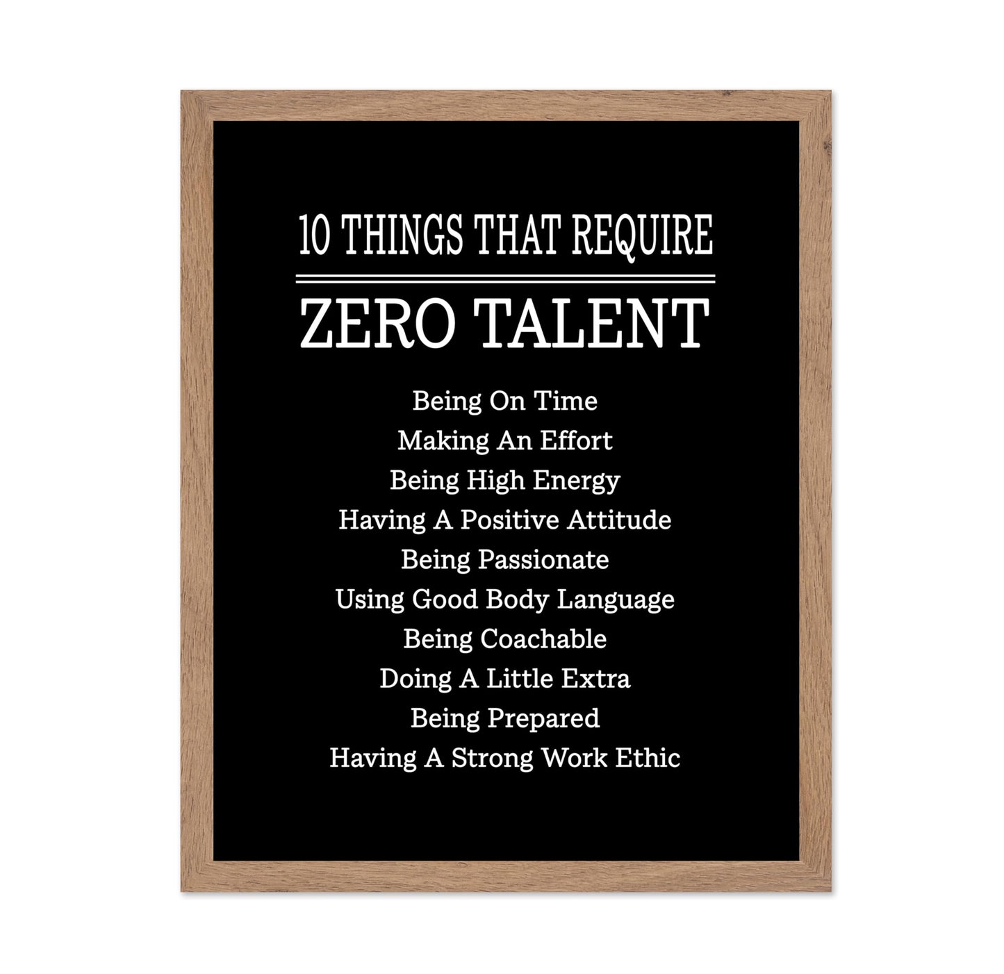 10 Things That Require Zero Talent