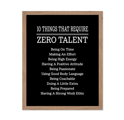 10 Things That Require Zero Talent
