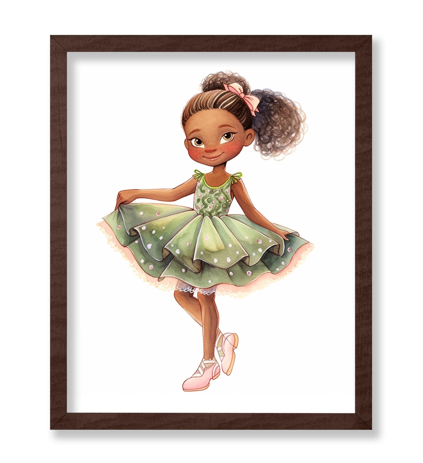 Little Black Ballerina Girl No2