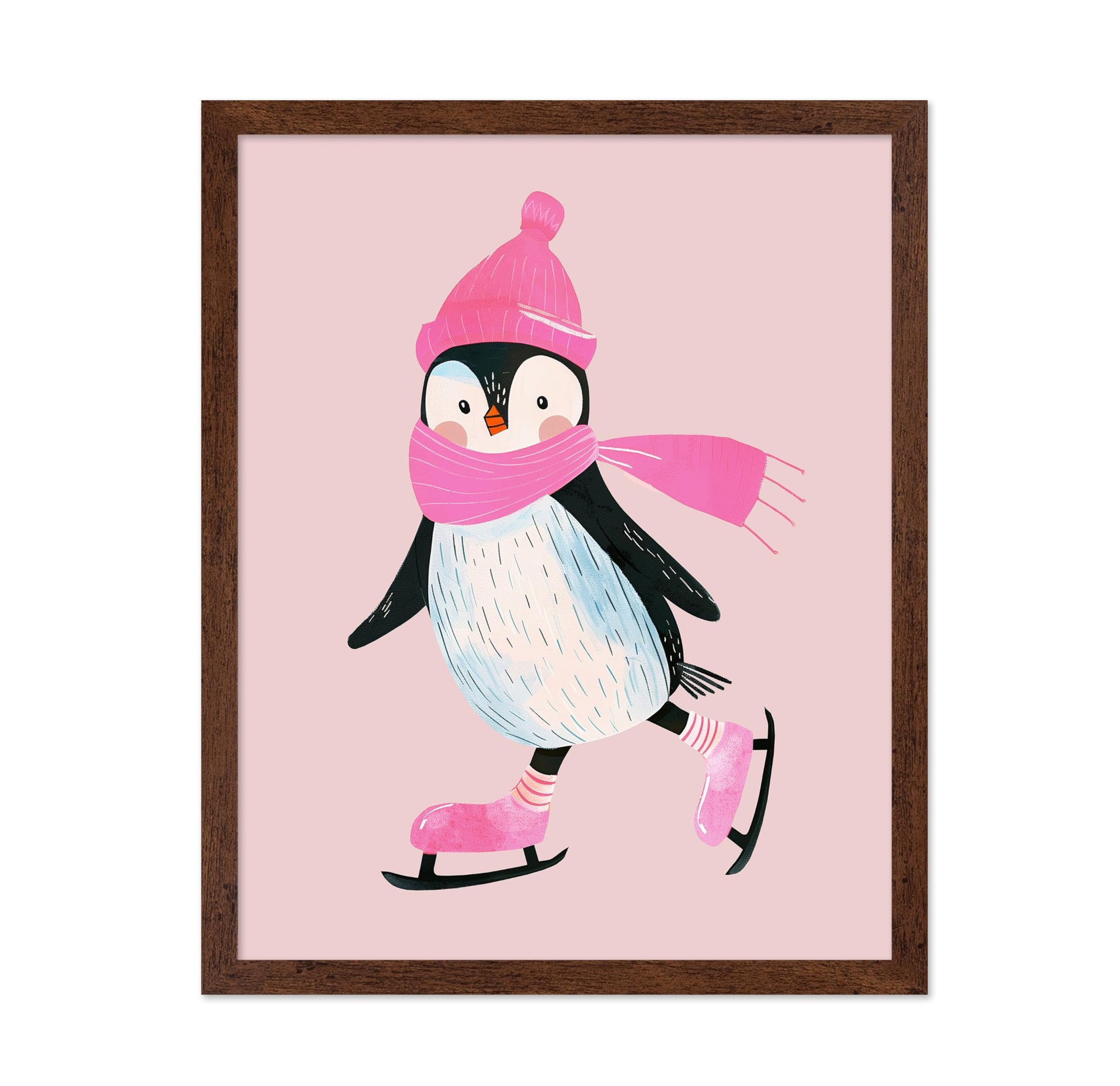 Ice Skating Penguin