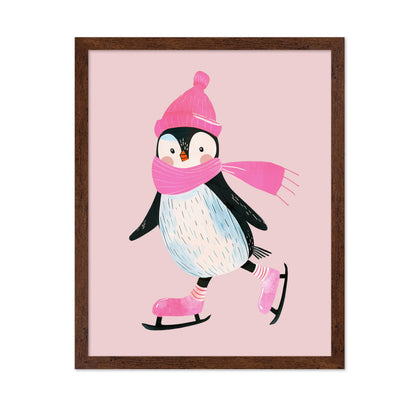 Ice Skating Penguin