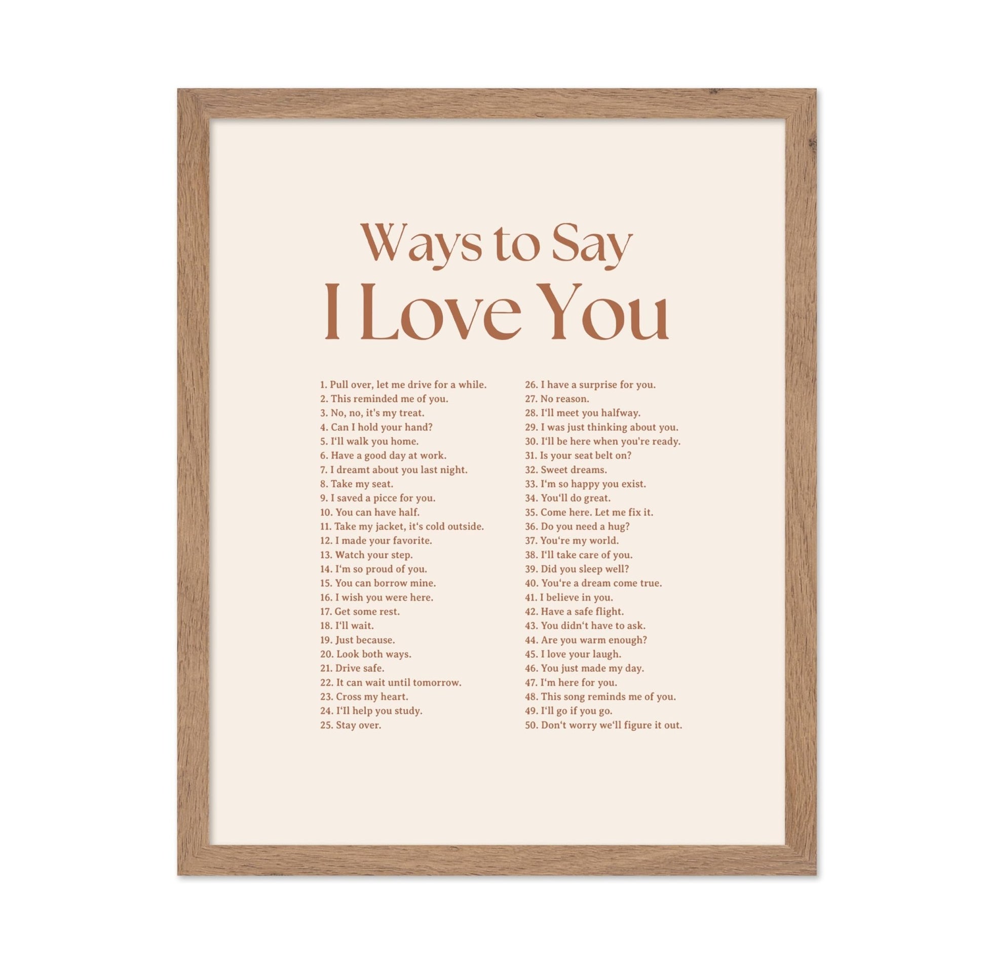 Ways To Say I Love You No4