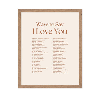 Ways To Say I Love You No4