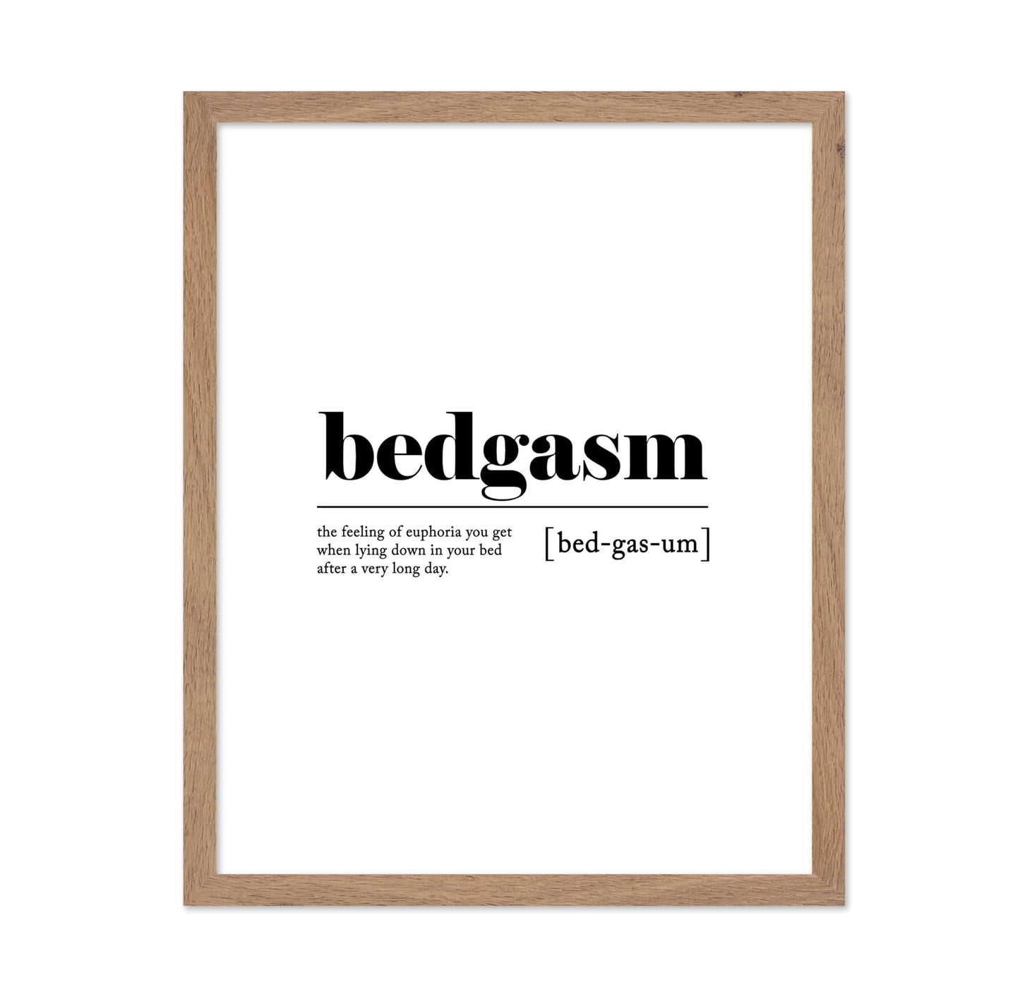 Definition of Bedgasm