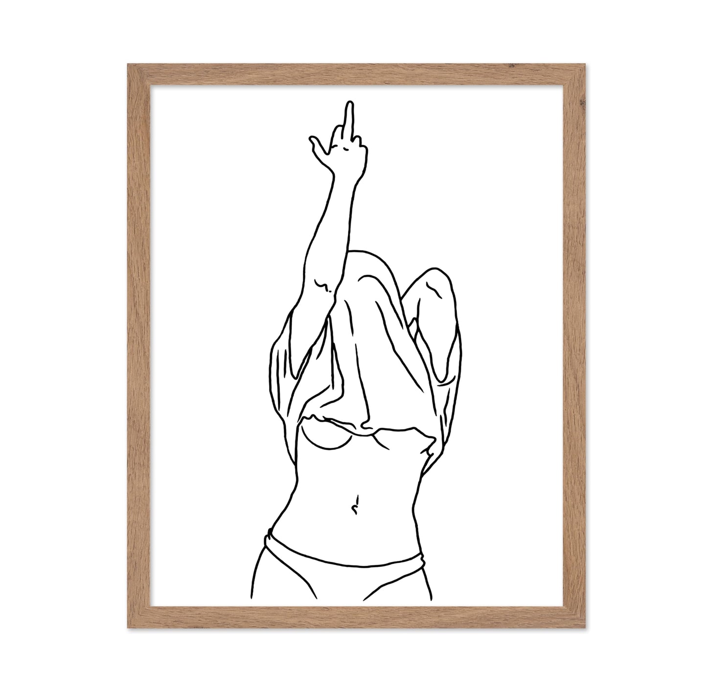 Woman Middle Finger No1