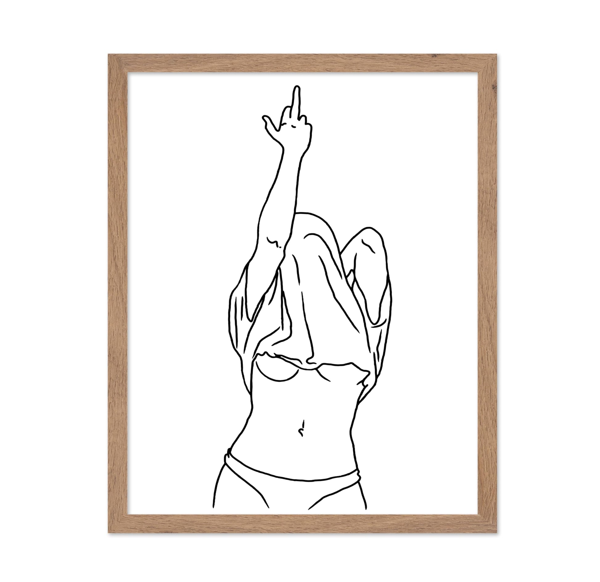 Woman Middle Finger No1