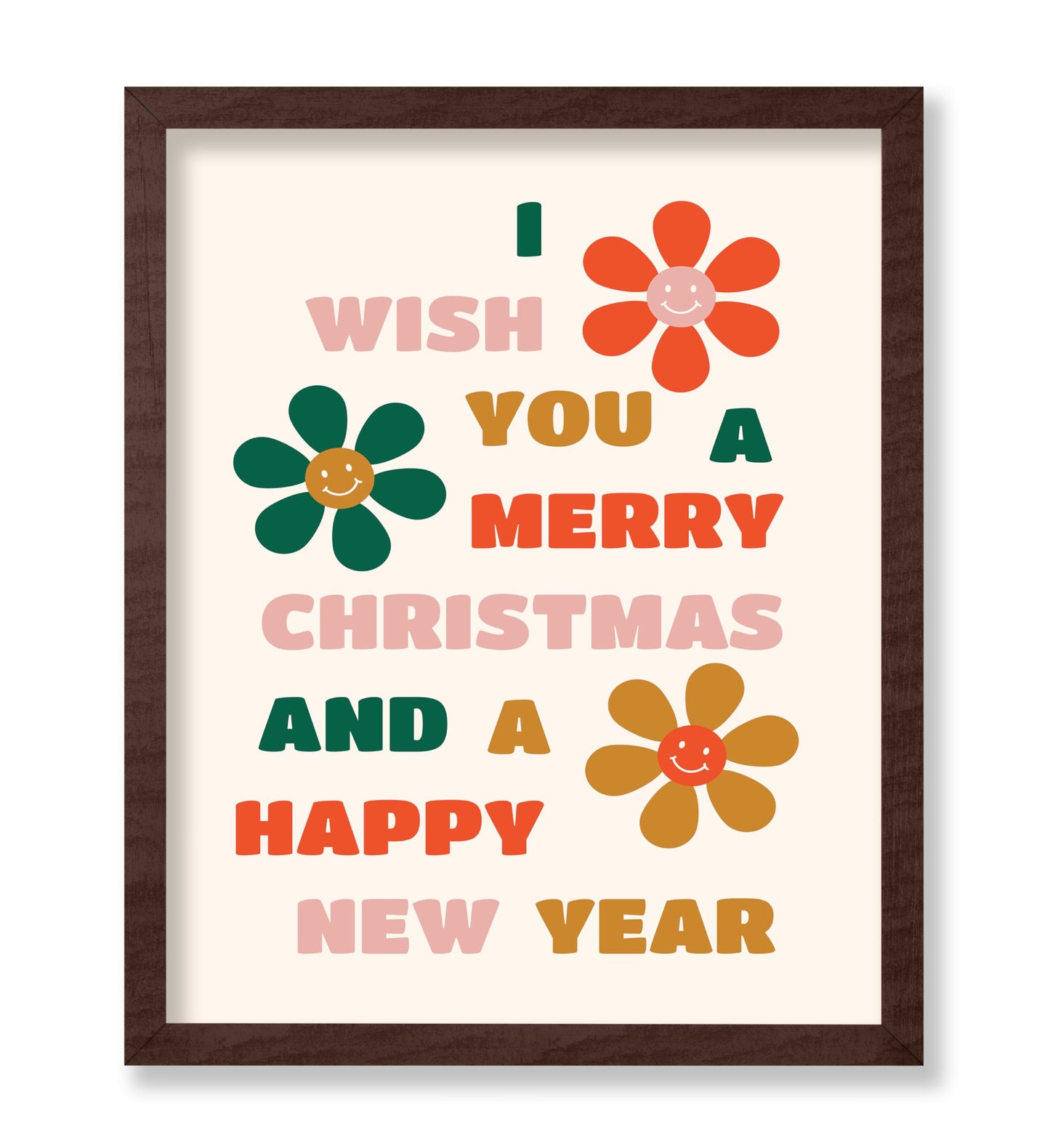 Merry Christmas and Happy New Year No3 Poster