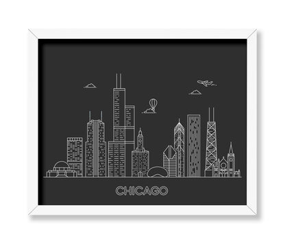 Chicago Skyline No1