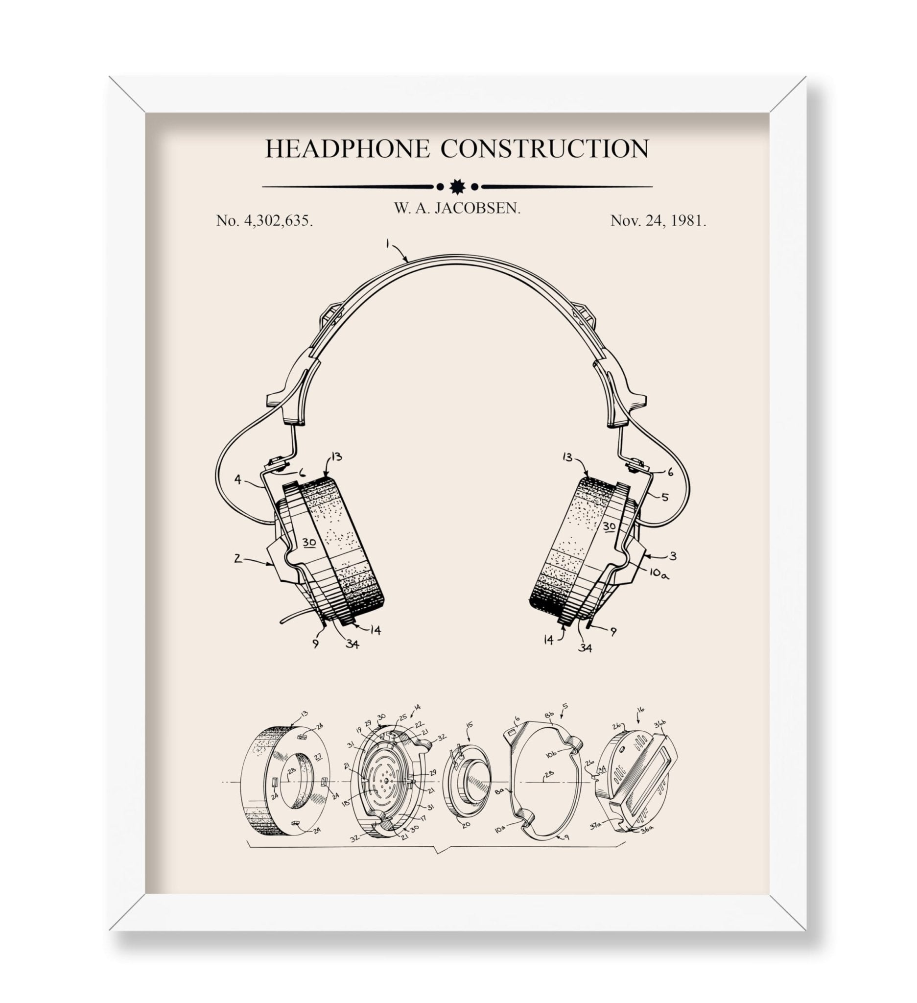 Headphones Blueprint No2