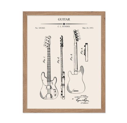 Electric Guitar Blueprint No1