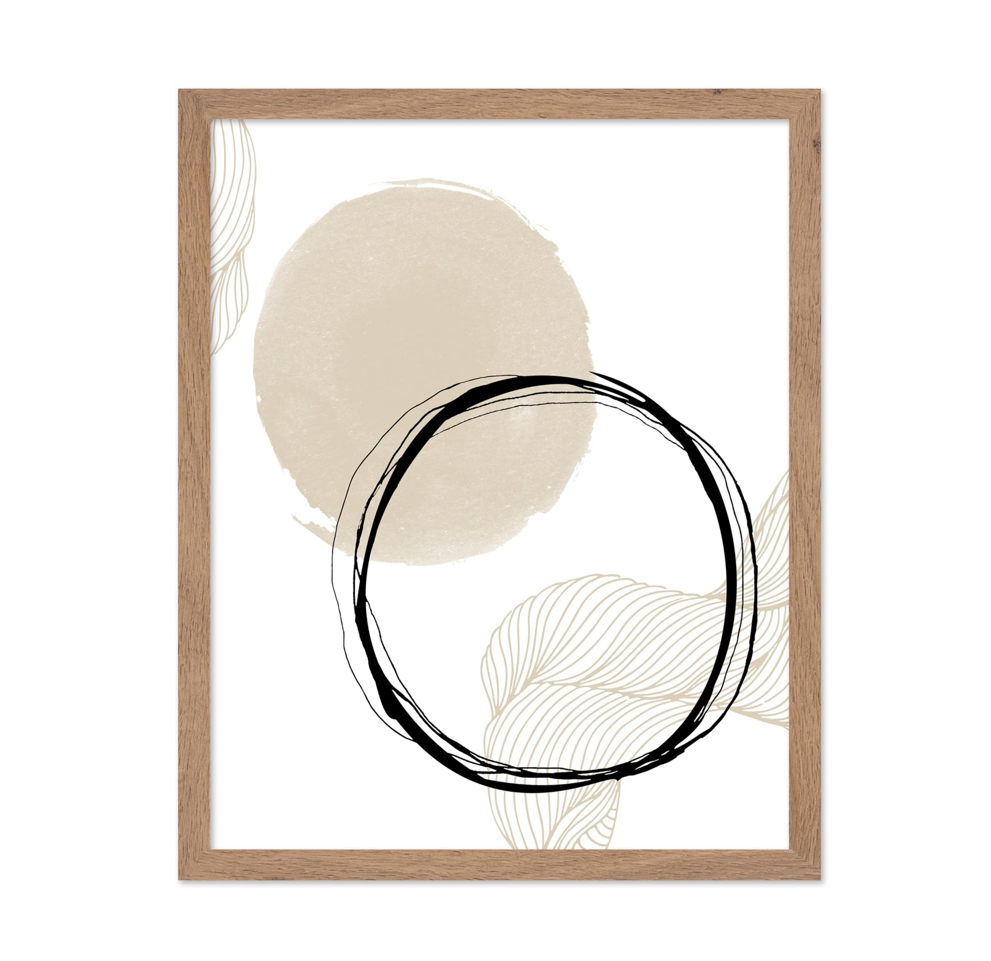 Watercolor Circles No1