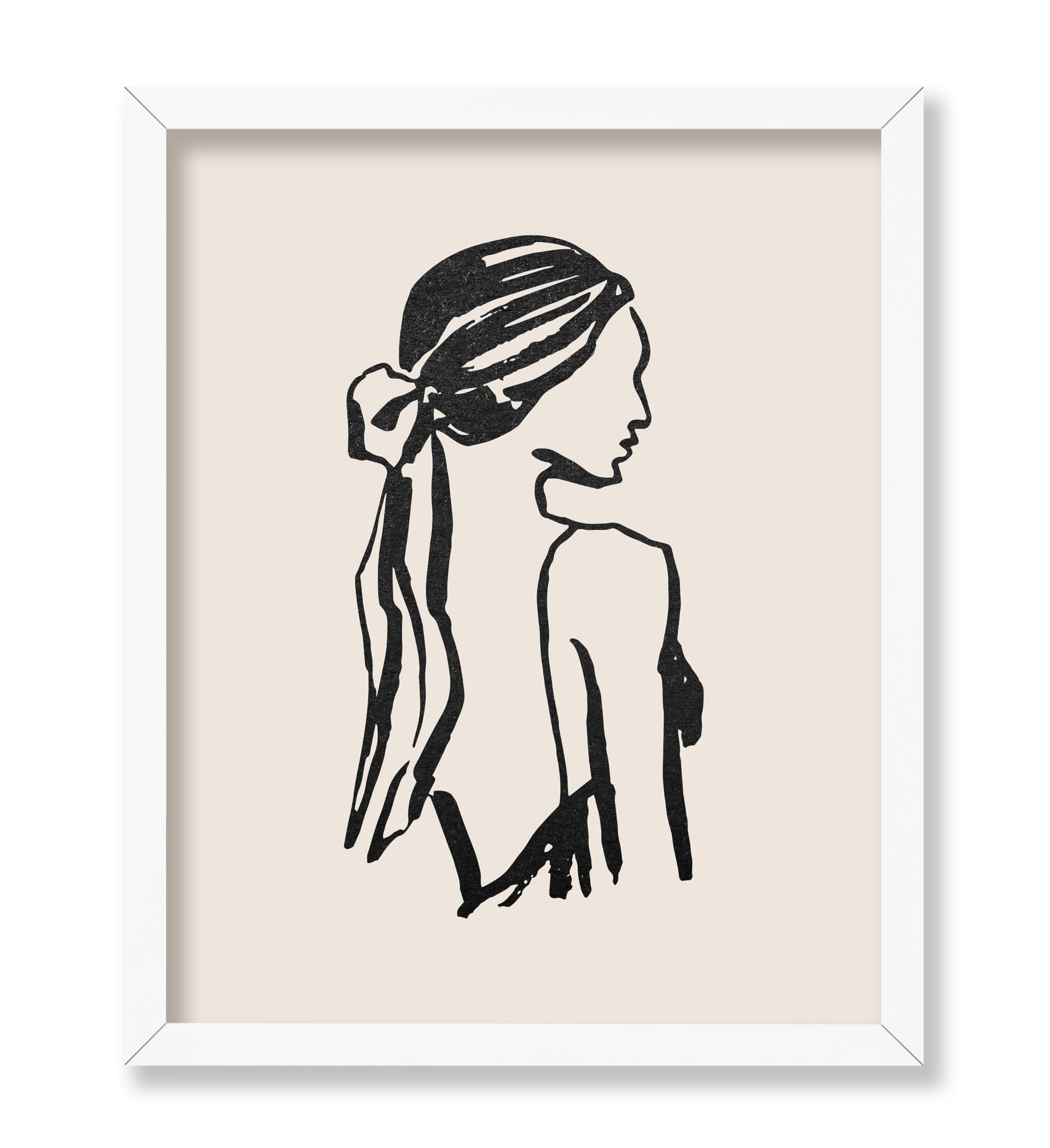 Faceless Woman Drawing No1