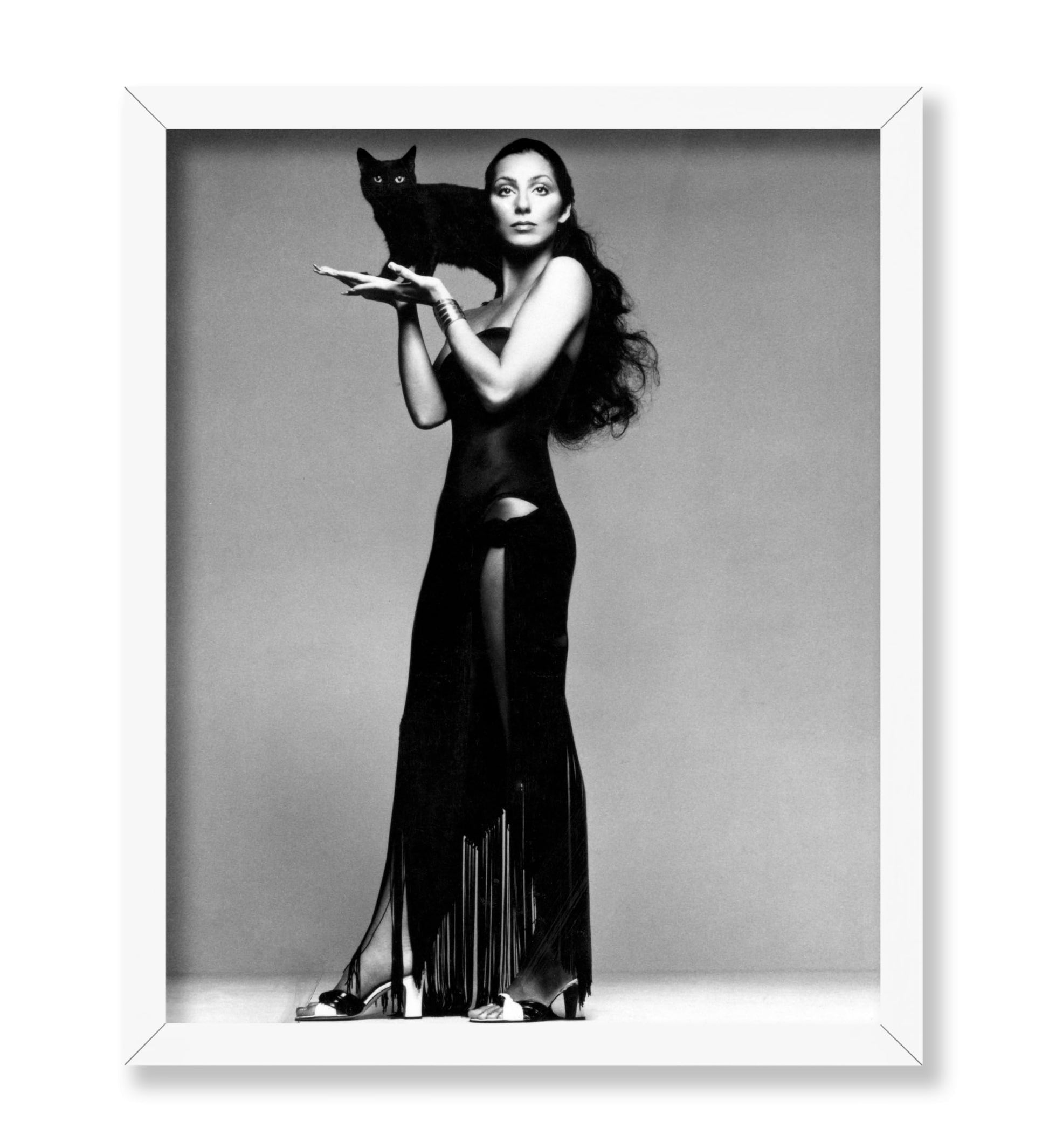 Lady & Black Cat