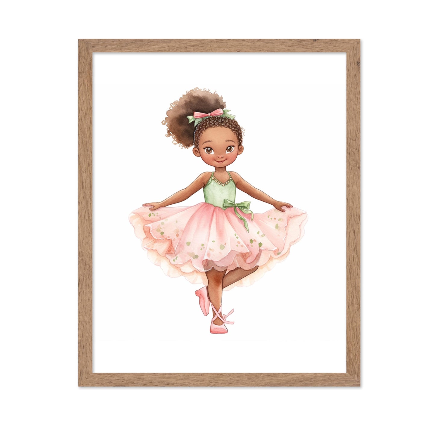 Little Black Ballerina Girl No1