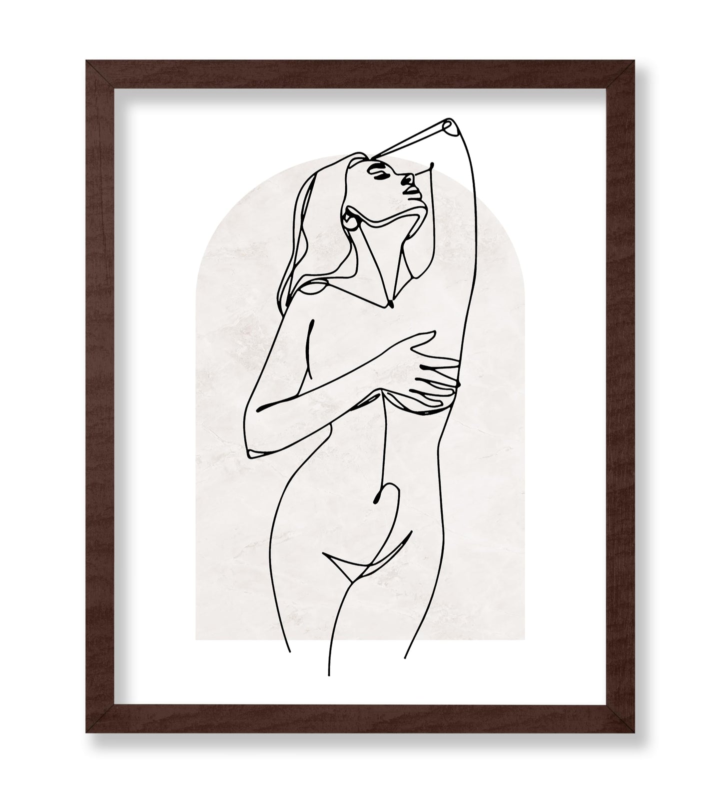Woman Body Outline No19