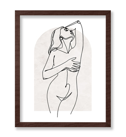 Woman Body Outline No19