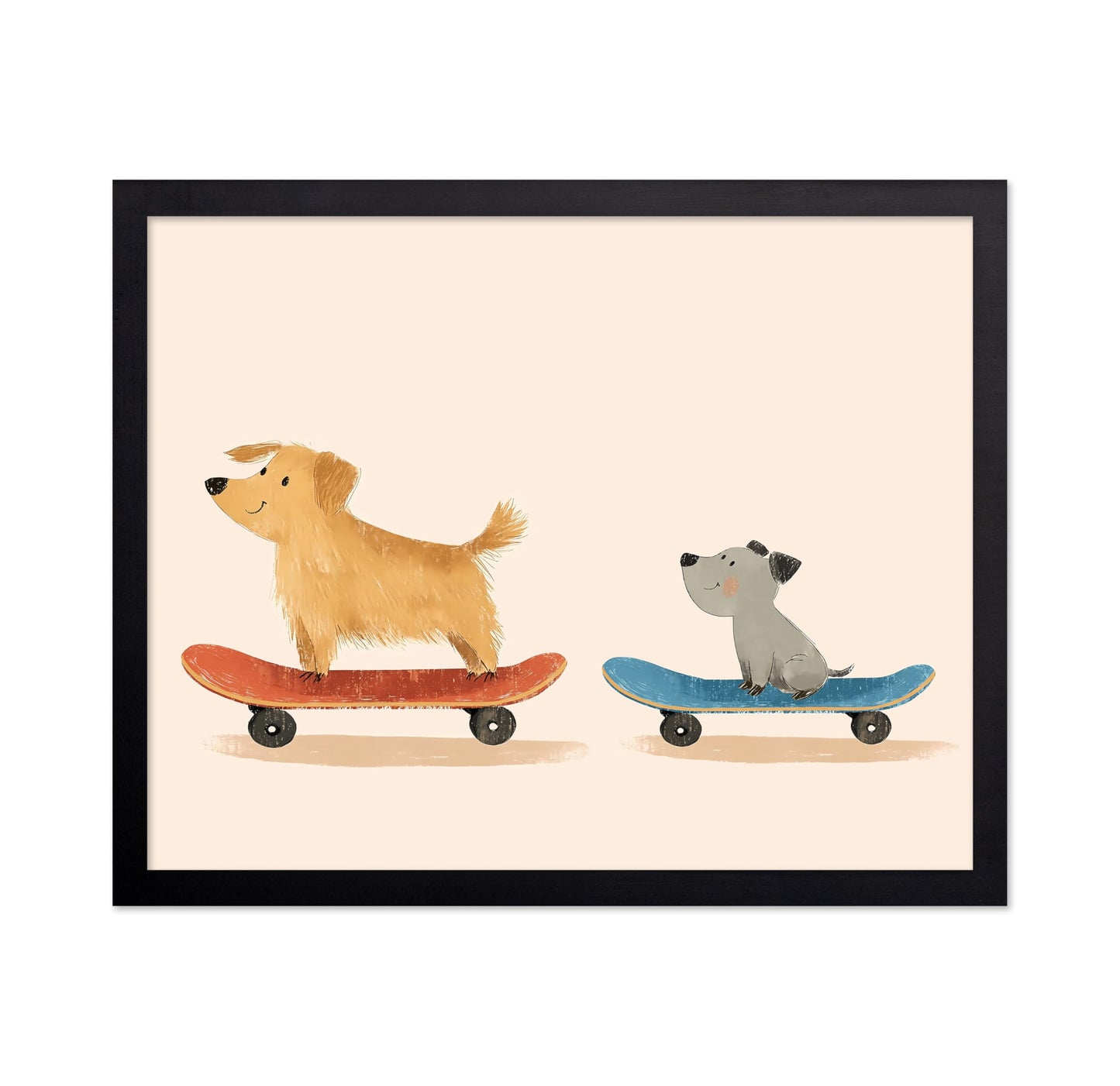 Skateboarding Dog No1