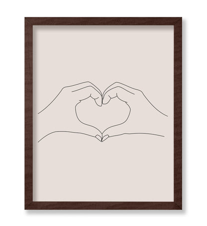 Two Hands Making a Heart No1