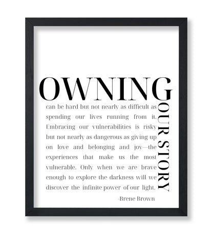 Owning Our Story