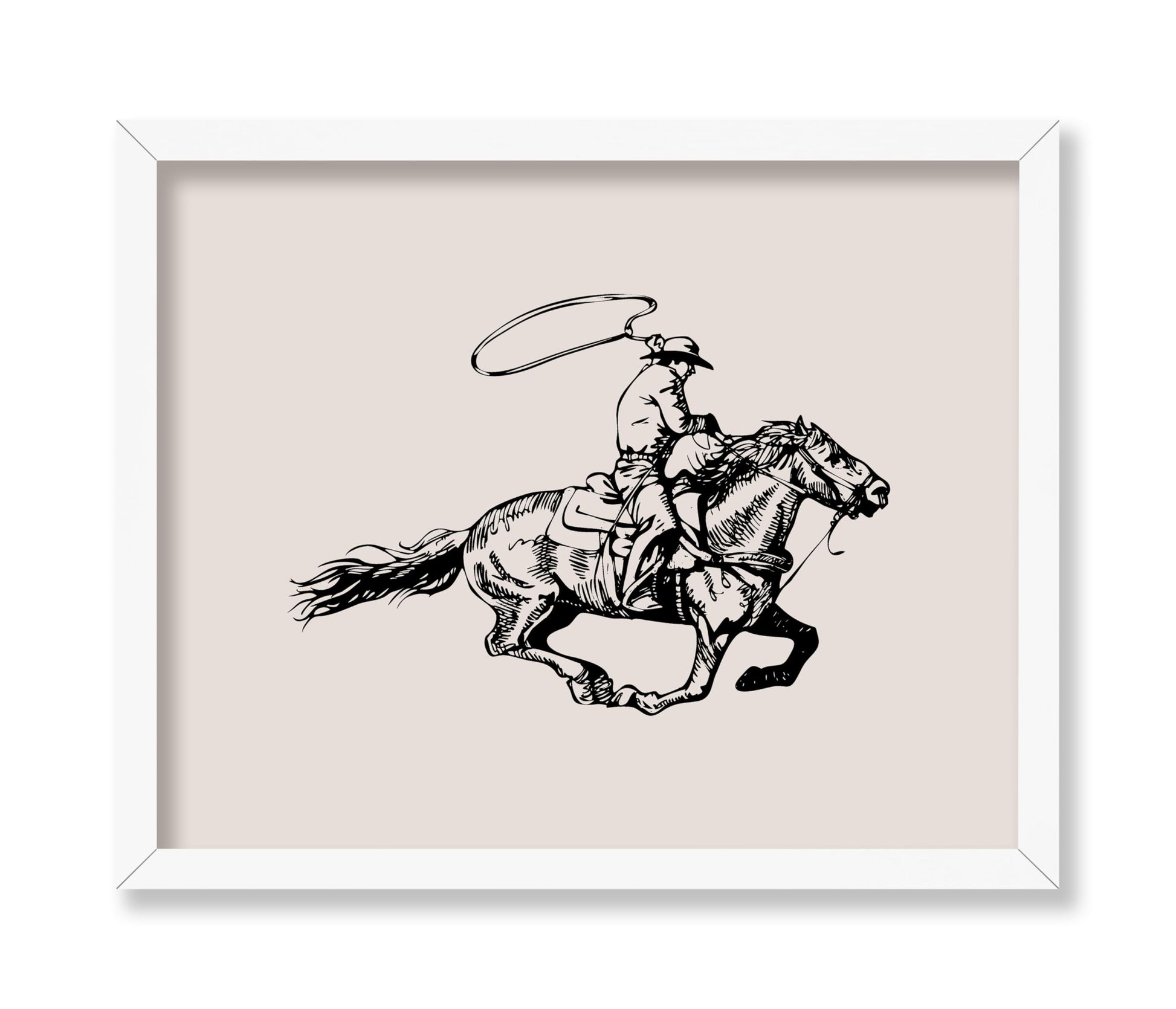 Cowboy with Lasso No2