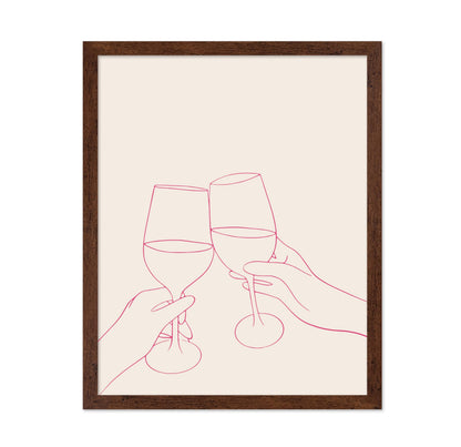 Cheers Line Drawing No4