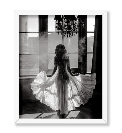 Lady in Dress by the Window