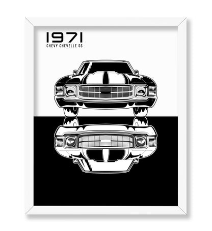 Classic Car Silhouette No1