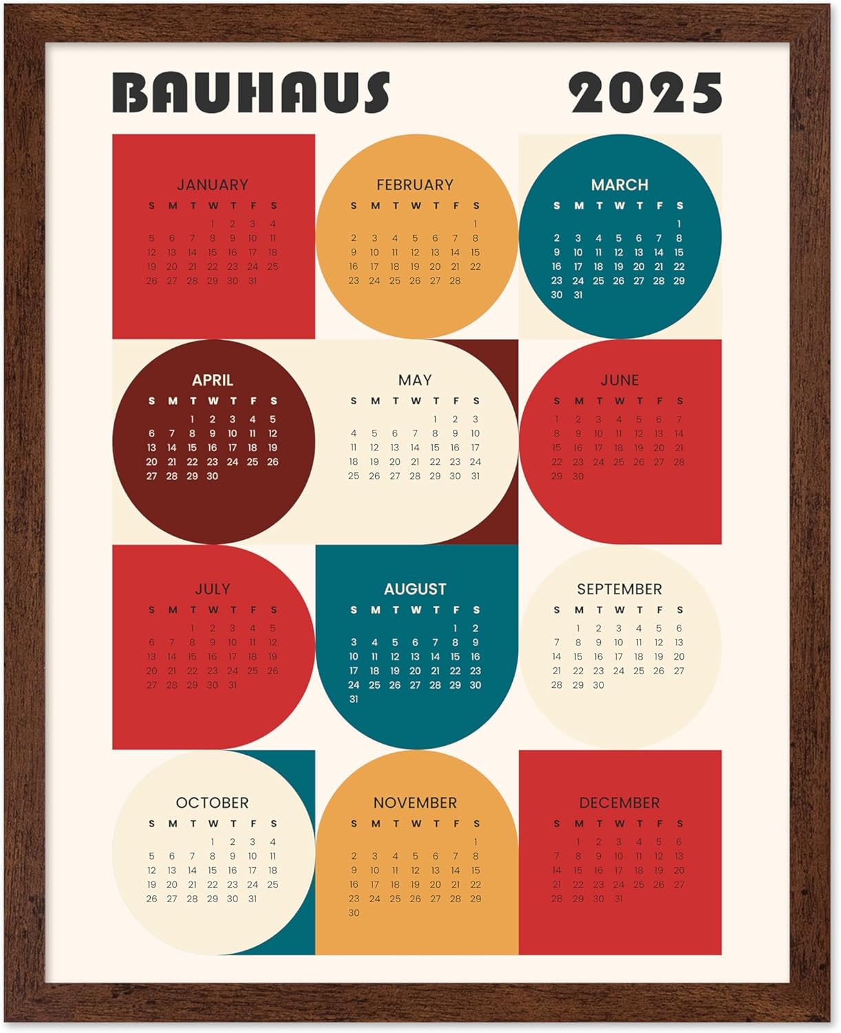 Bauhaus 2025 Calendar