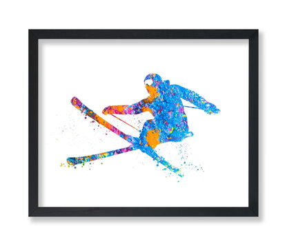 Watercolor Ski No2