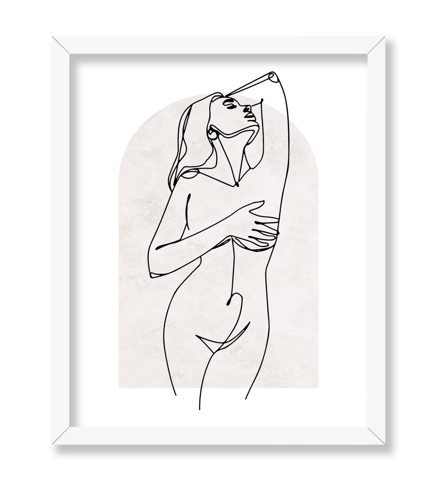 Woman Body Outline No19