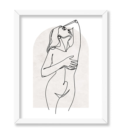Woman Body Outline No19