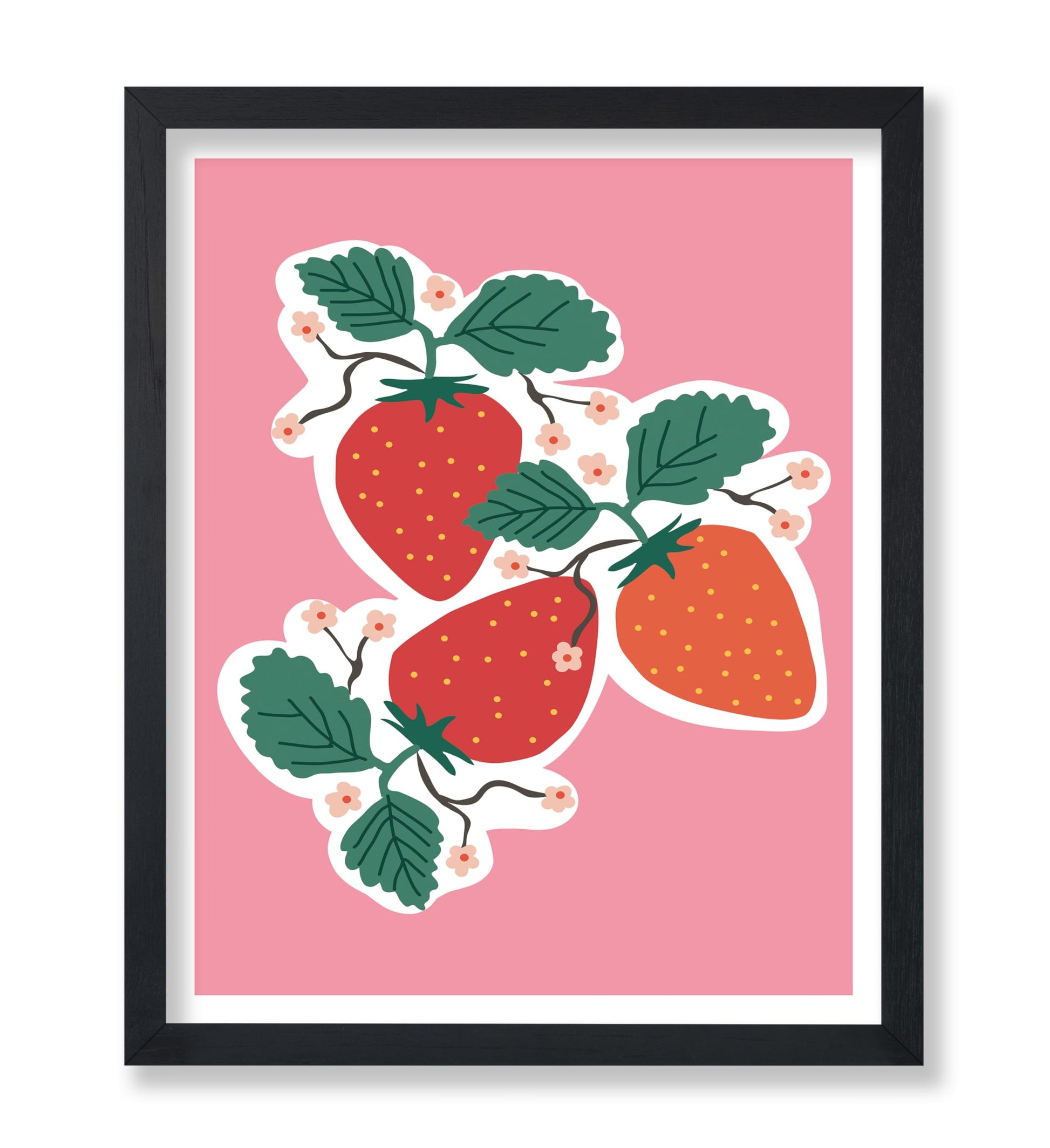 Flower & Strawberry