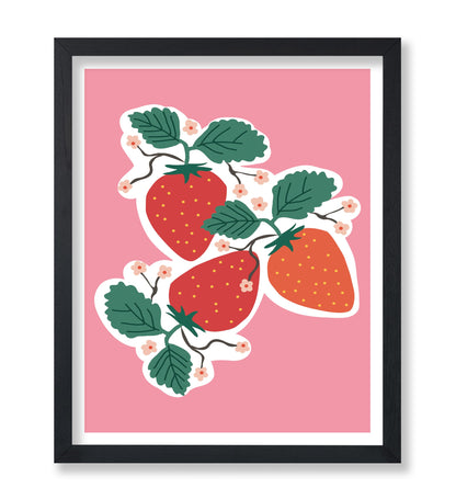 Flower & Strawberry