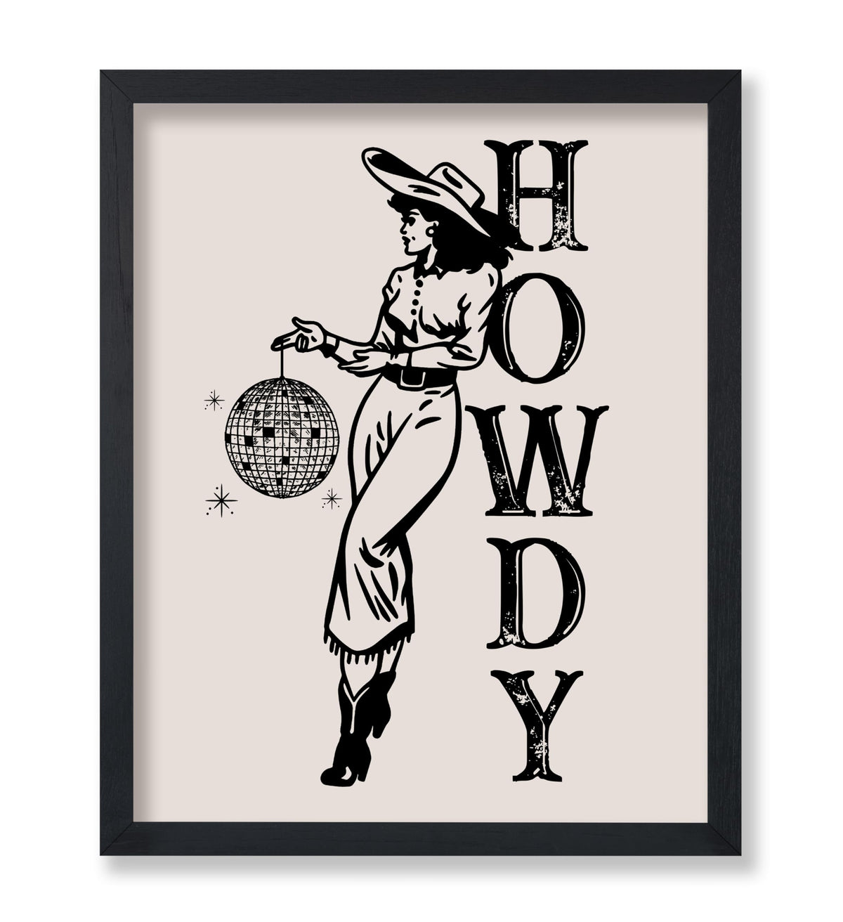 Cowgirl Howdy