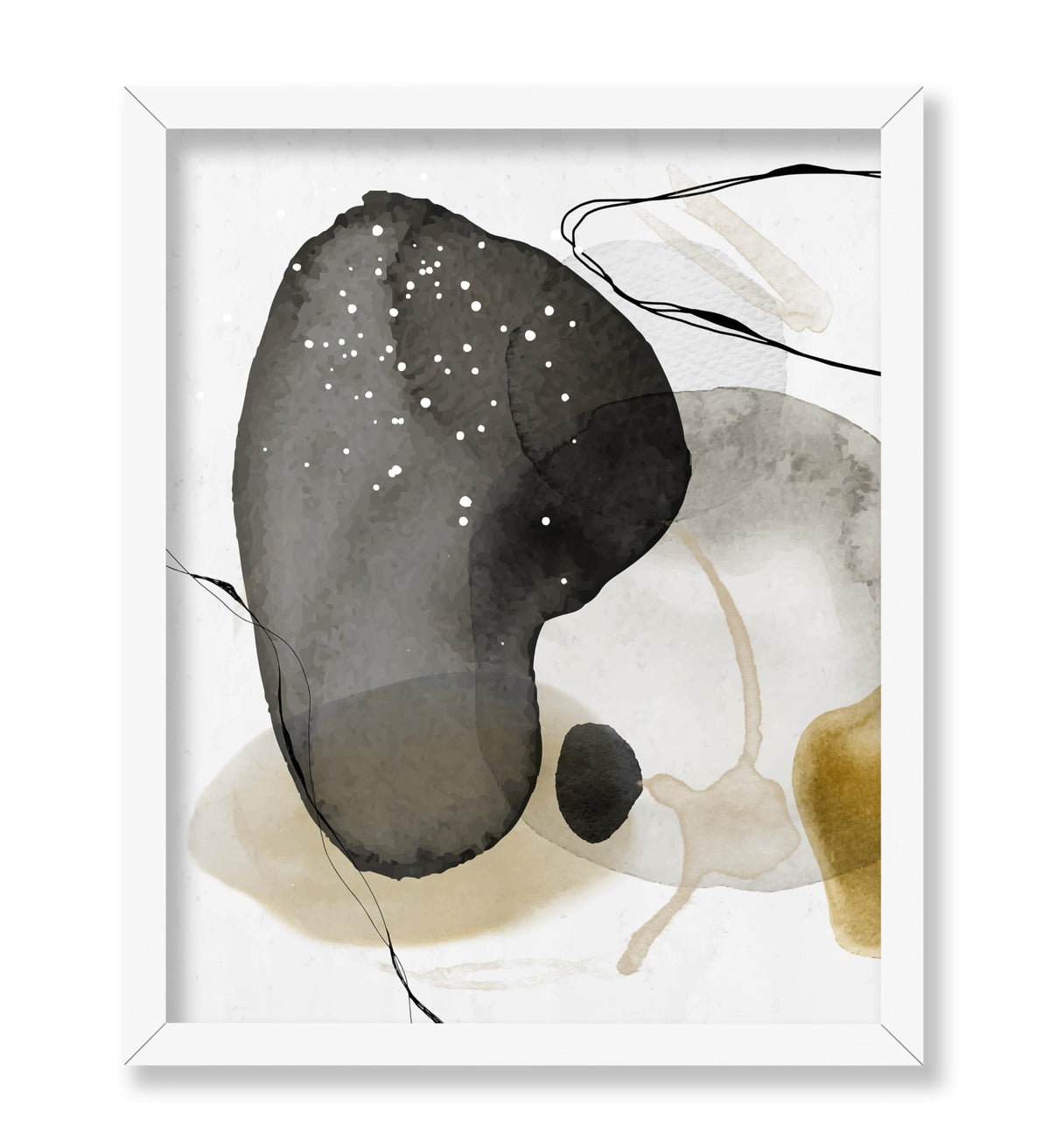 Watercolor Circles No2