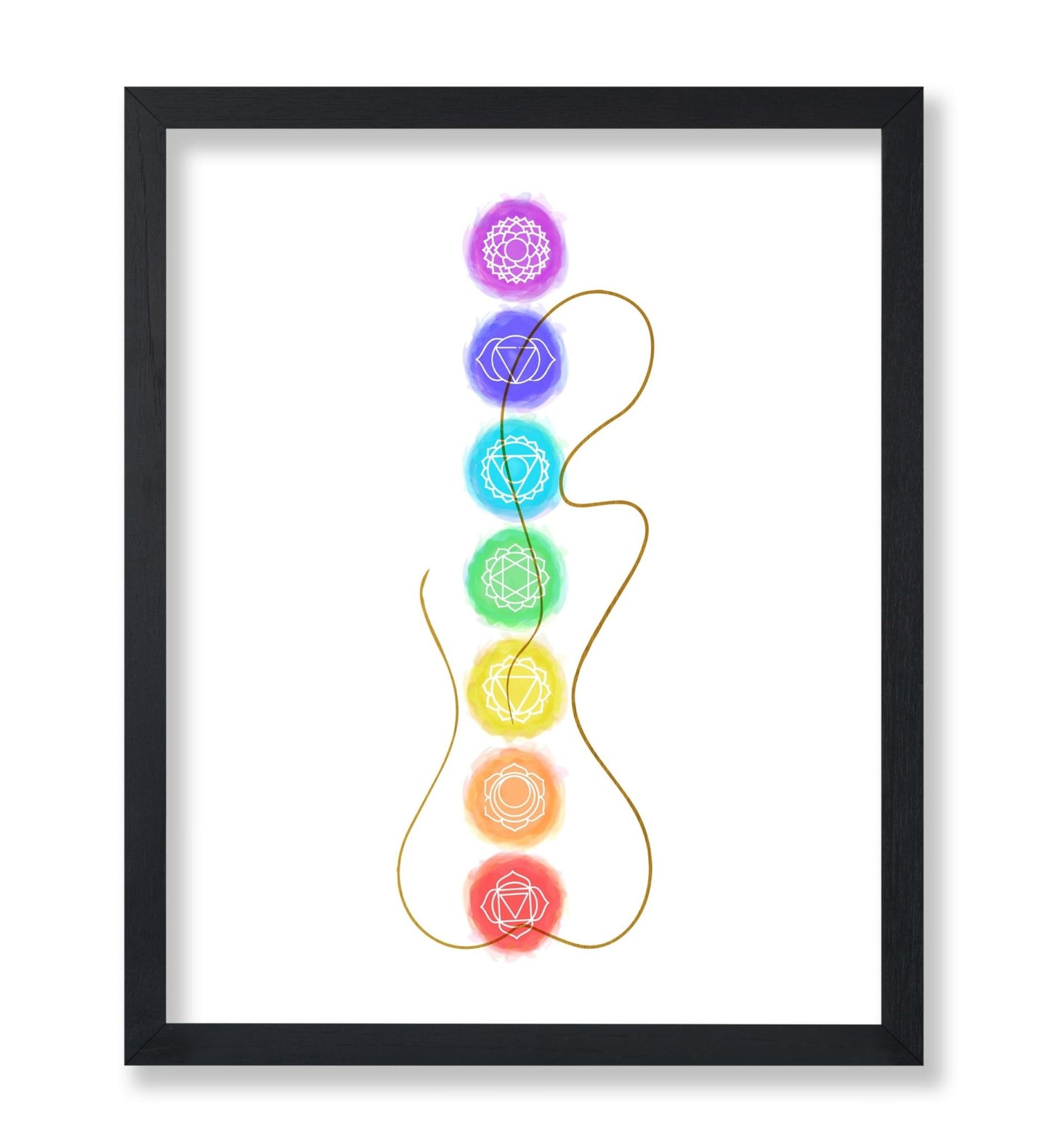 Chakra Woman Silhouette