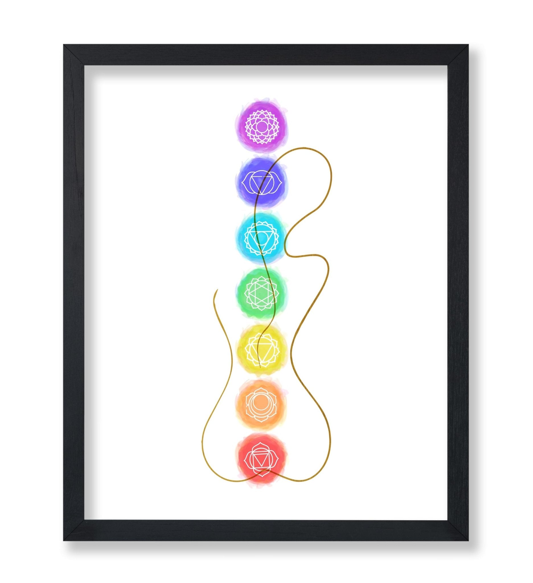 Chakra Woman Silhouette