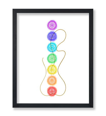 Chakra Woman Silhouette