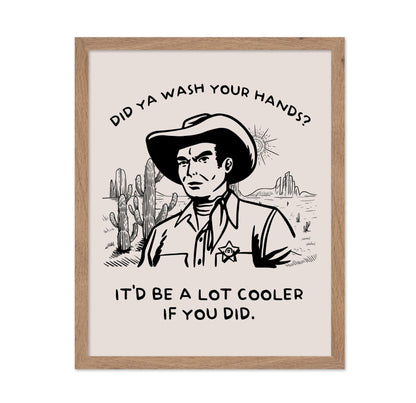 Beige Did Ya Wash Your Hands