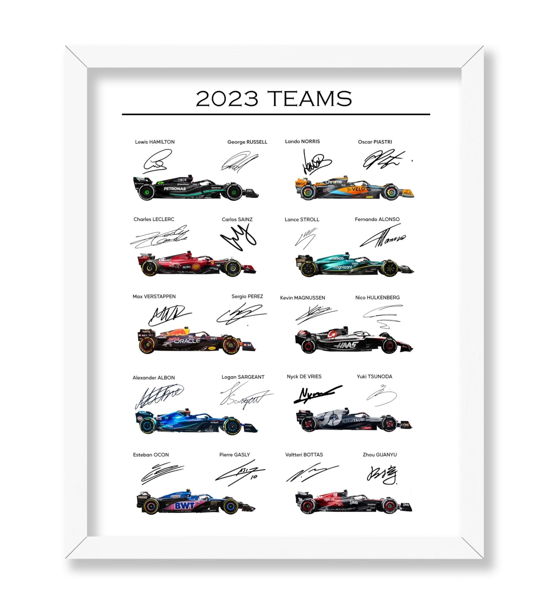 2023 Car Racing Teams