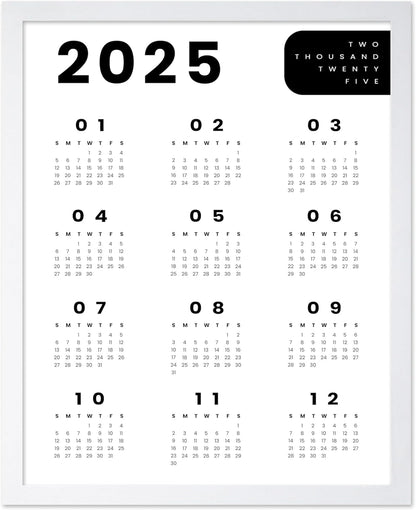 Year 2025 Calendar No2