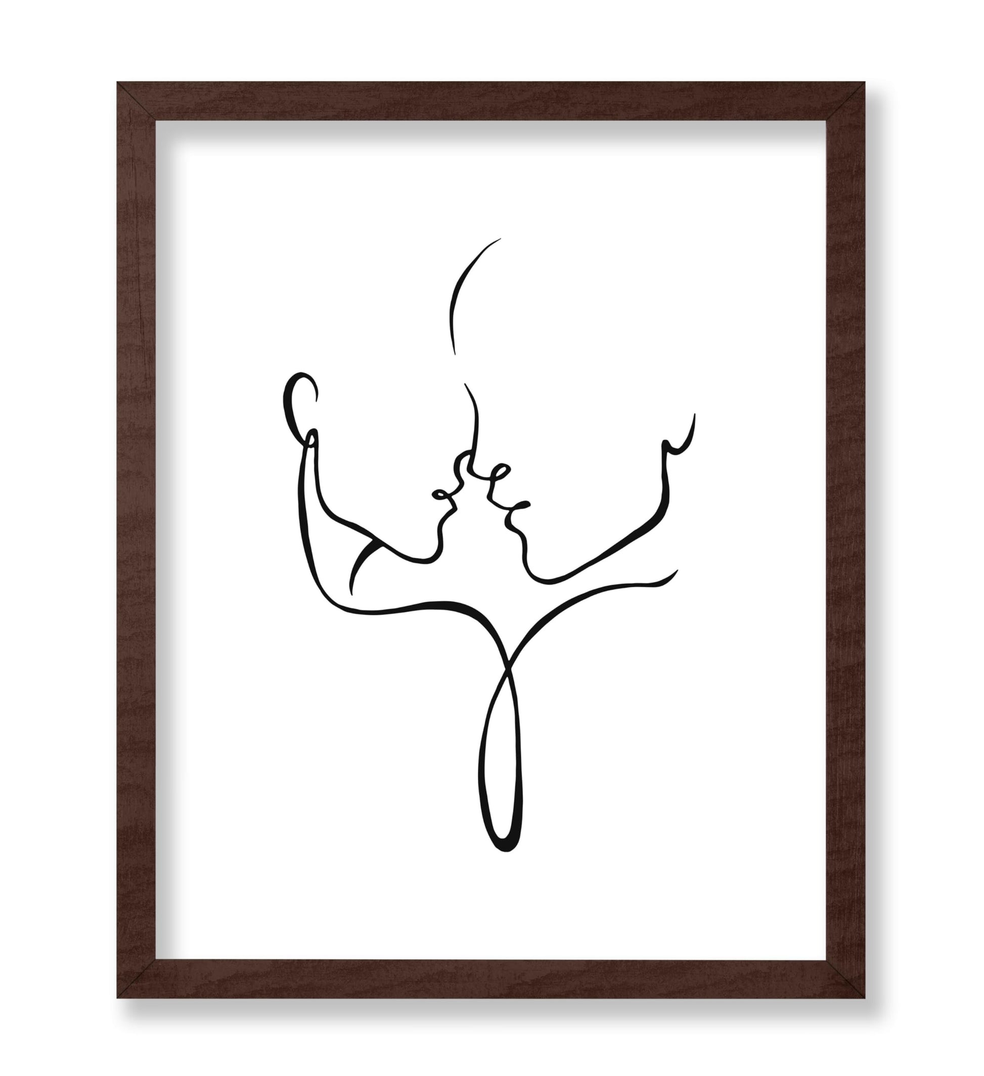 Faces Almost Kissing