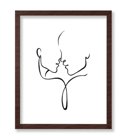 Faces Almost Kissing