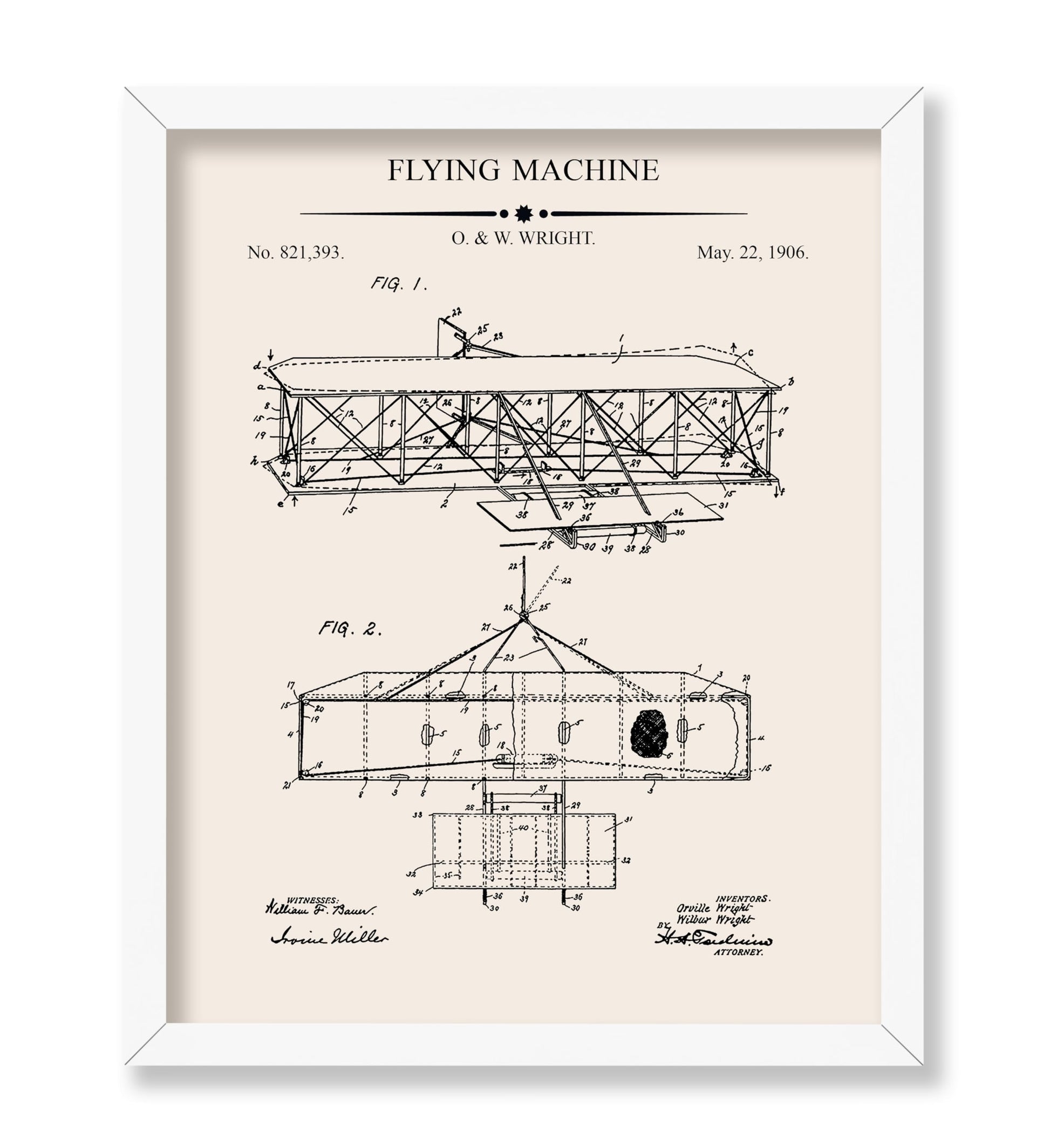 Wright Brothers Blueprint