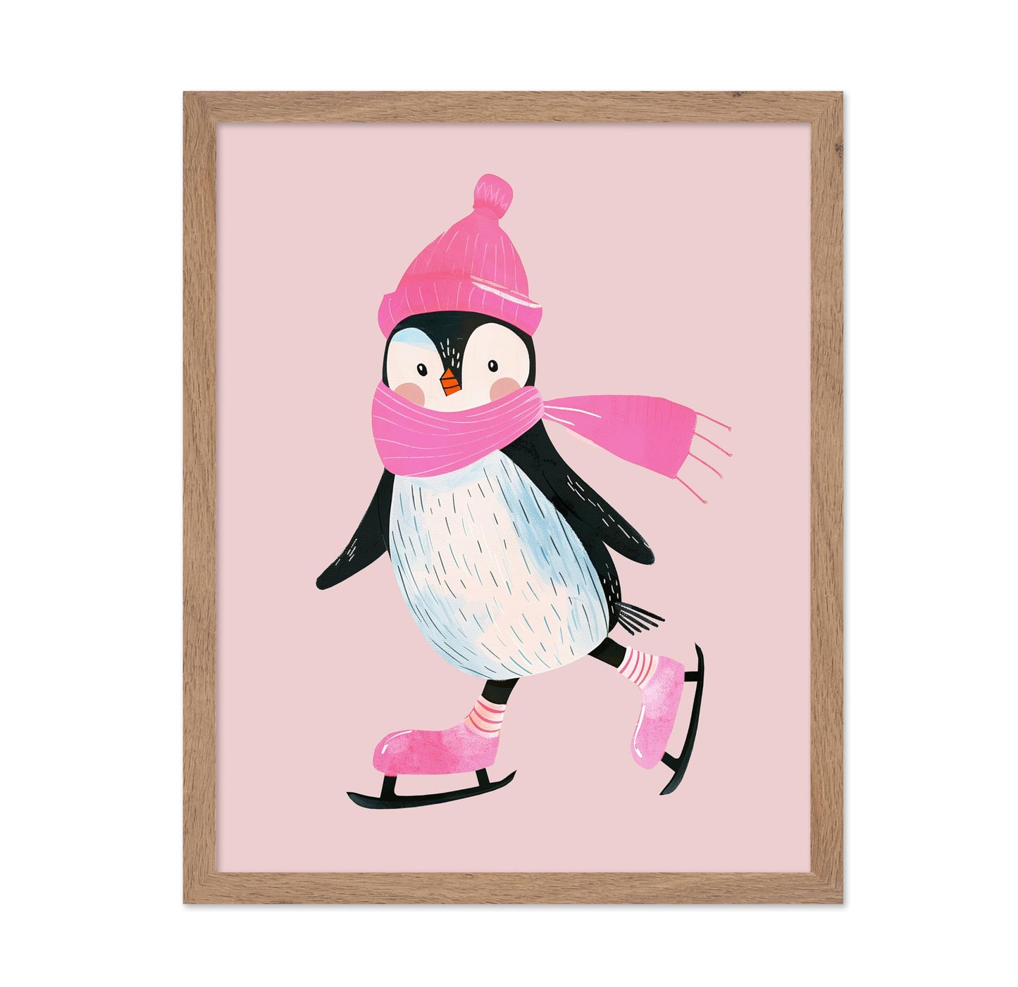 Ice Skating Penguin